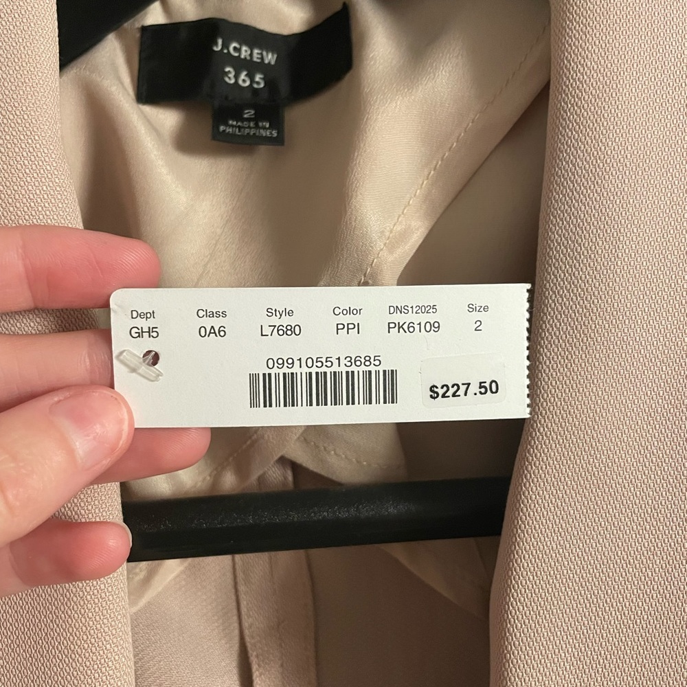 J. Crew Dusty Pink Blazer - Picture 3 of 3
